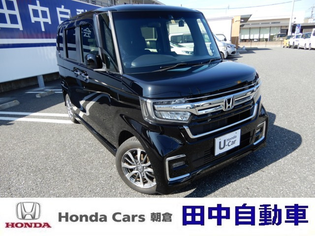 N-BOXカスタム L 1オーナー/純8型ナビ/Bluetooth/禁煙車