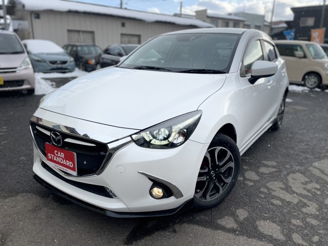 デミオ 1.5 XD ツーリング Lパッケージ  4WD 白革/リップスポイラー/フルセグ/ETC