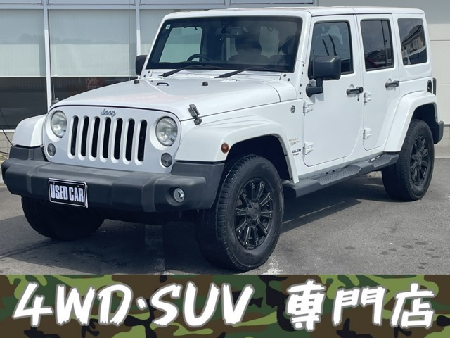 ラングラー アンリミテッド サハラ 4WD ナビ地デジ BT Bカメラ ETC Sカメラ アルミ