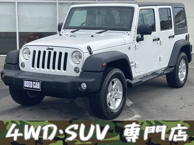ラングラー アンリミテッド スポーツ 4WD キーレスキー ETC Sカメラ Sステップ記録簿