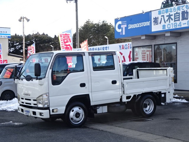 エルフ  3.0 ダブルキャブ フルフラットロー ディーゼルターボ 4WD