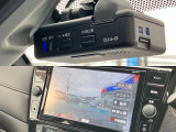 純正ドラレコです。もしもの時にしっかり記録が残ります。ナビの画面で映像確認やドラレコの操作ができます。