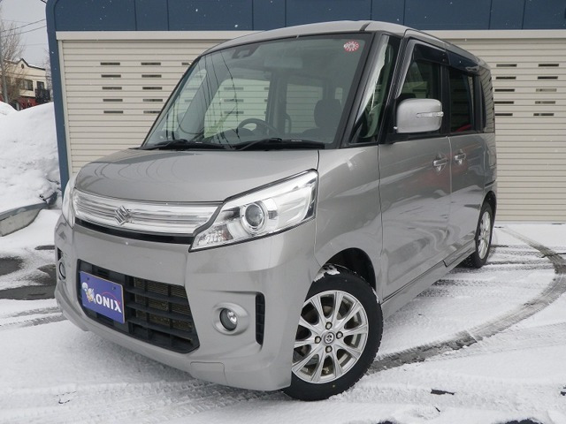 スペーシアカスタム TS レーダーブレーキサポート 4WD 自社販売1オーナー ナビ ETC ...