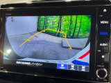 【バックカメラ】駐車時に後方がリアルタイム映像で確認できます。大型商業施設や立体駐車場での駐車時や、夜間のバック時に大活躍!運転スキルに関わらず、今や必須となった装備のひとつです!