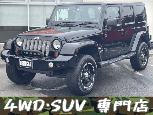 ラングラー アンリミテッド サハラ 4WD ナビ TV BT Bカメラ クルコン JAOSサス ETC