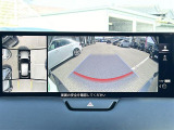 【 全方位カメラ 】上から見下ろしたように駐車が可能です。安心して縦列駐車も可能です。