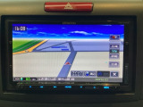 ワイド画面のナビゲーションはフルセグTVのメモリーナビ(Aftermarket品)を搭載しています。