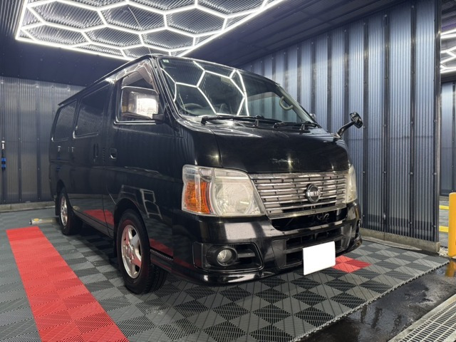 キャラバン 3.0 GX ロング ディーゼル 4WD BT付ナビ ETC エンスタ 冬タイヤ付き