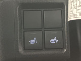 【シートヒーター】 寒い日でも、からだ全体をつつむように、じんわりあたたか!