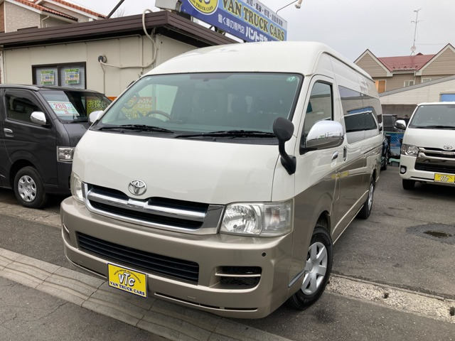 ハイエース 2.7 グランドキャビン 4WD 左パワースライドドア キーレス ナビ