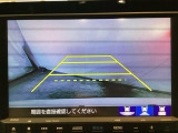 バックでの車庫入れも安心です! リアカメラが付いているバックモニター付のナビを装備しております。操作線もついており距離感も画面から確認できます。