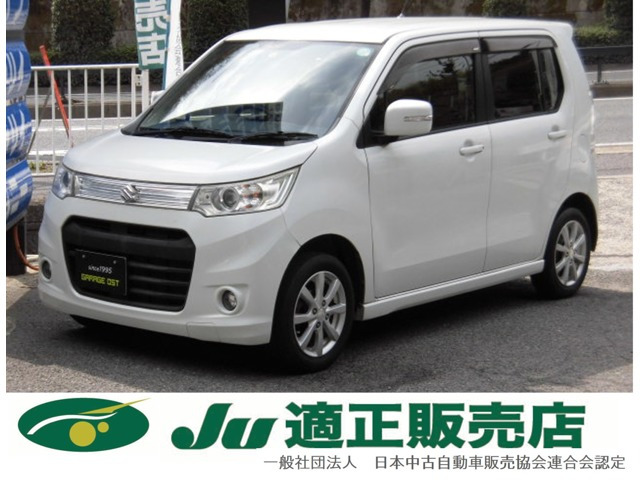 ワゴンRスティングレー X 社外ナビ 地デジTV DVD再生 禁煙車