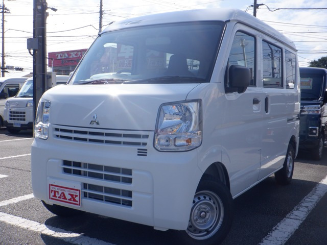 ミニキャブバン E ハイルーフ 届出済未使用車 スピーカー付ラジオ