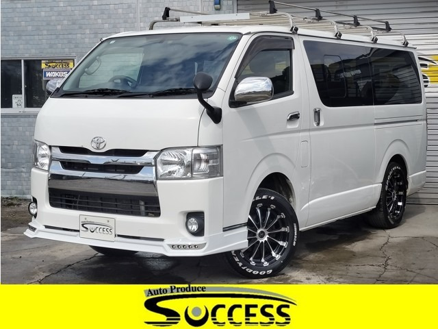 ハイエースバン 3.0 スーパーGL ロング ディーゼル 4WD 本州仕入れ Fスポイラー シー...