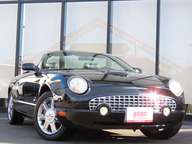 50's Fifties Black Thunderbird Convertible Type 1956