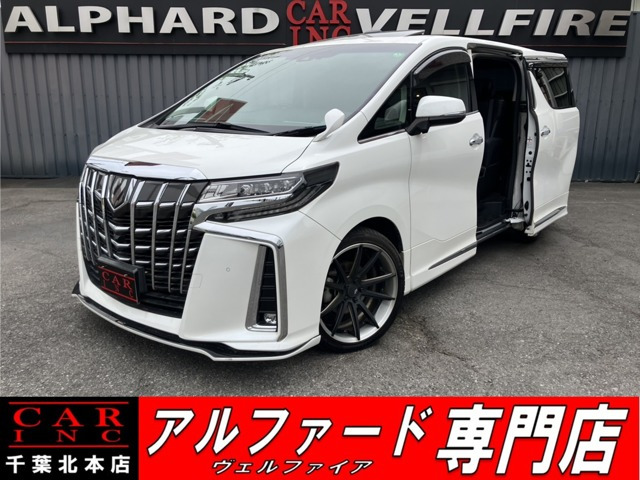 アルファード 2.5 S Cパッケージ サンル-フ アルパイン11型ナビ 黒革シ-ト