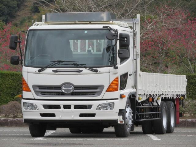 レンジャー  11.9t 増トンワイド 低床2デフ 平ボディー 内寸-長616x幅231x高