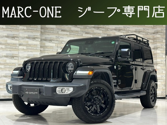 ラングラー アンリミテッド サハラ 3.6L 4WD 1年保証付  1オーナー AppleCarplay ACC