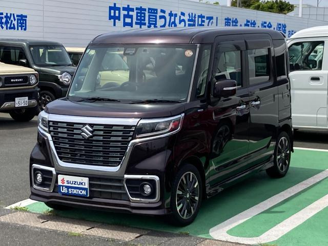 スペーシアカスタム ハイブリッド(HYBRID)  XS 両側電動SD ナビ