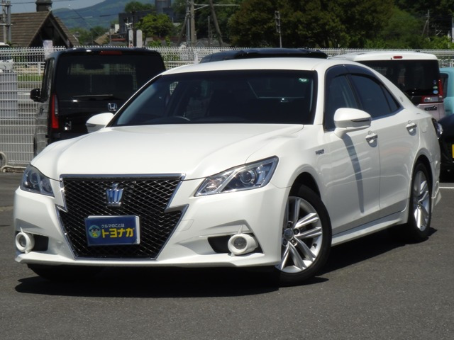 クラウンアスリート ハイブリッド 2.5 S メーカーナビ タイヤ4本新品 1オーナー