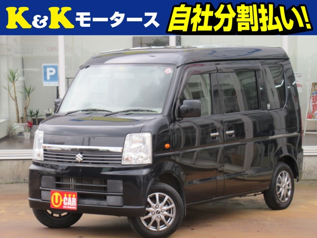エブリイワゴン JPターボ 4WD 関東仕入 ハイルーフ 社外ナビTV Tチェーン