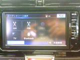 嬉しい装備です♪ワンセグTV・Bluetoothオーディオに対応しています!!