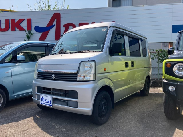 エブリイ ウィズ 車いす移動車 補助シート付 電動固定式 4WD 