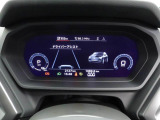 必要に応じてメーター内に地図や車両のインフォメーションなどを切り替え表示できるバーチャルコクピット
