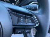 全車速追従機能付(MRCC)アクセルを離しても前方の車に合わせて走行ができます。
