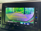 【バックカメラ】駐車時に後方がリアルタイム映像で確認できます。大型商業施設や立体駐車場での駐車時や、夜間のバック時に大活躍!運転スキルに関わらず、今や必須となった装備のひとつです!