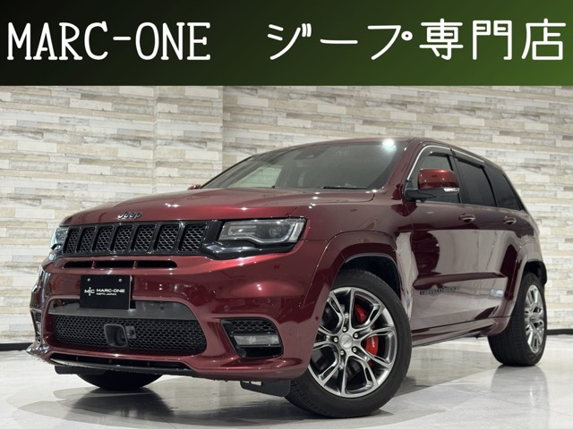 グランドチェロキー SRT8 4WD 1年保証付 AppleCarplay ハーフレザー ACC