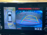【パノラミックビューモニター】専用のカメラにより、上から見下ろしたような視点で360度クルマの周囲を確認することができます☆死角部分も確認しやすく、狭い場所での切り返しや駐車もスムーズに行えます。