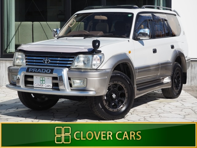 ランドクルーザープラド 3.0 TZ ディーゼル 4WD 寒冷地仕様2BT・サンルーフ・社外ナ...