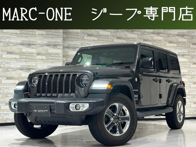 ラングラー アンリミテッド サハラ ローンチエディション 4WD 1年保証付 Carplay ベ...
