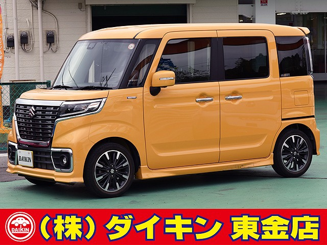 スペーシアカスタム ハイブリッド(HYBRID)  XSターボ ナビTV ワンオーナー 全方位モ...