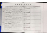 整備記録簿と取扱説明書がしっかり残っていることが、中古車を選んでいただく際の重要なポイントです。実車をご確認いただくと同時に整備記録簿もチェックしてみてください。
