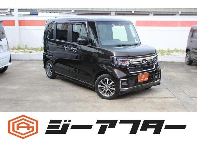 N-BOXカスタム L R4登録純正ナビBカメラLED電動Pブレーキ