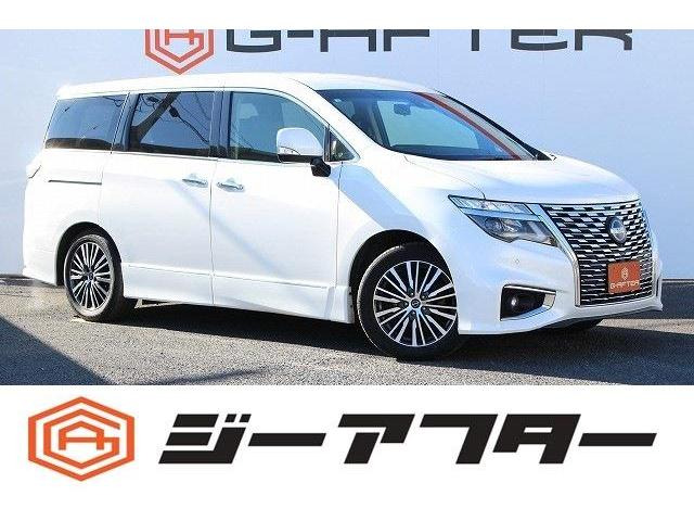エルグランド 2.5 250ハイウェイスターS 4WD 現行型純正ナビBカメラ両側電動LED衝突軽減