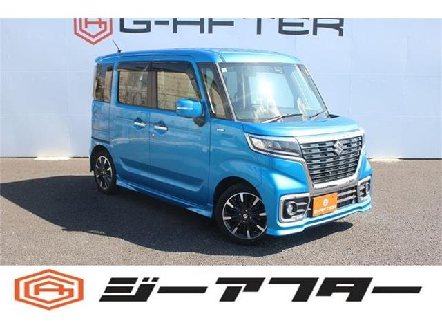 スペーシアカスタム ハイブリッド(HYBRID)  XSターボ 純正ナビTV360°カメラ両側...