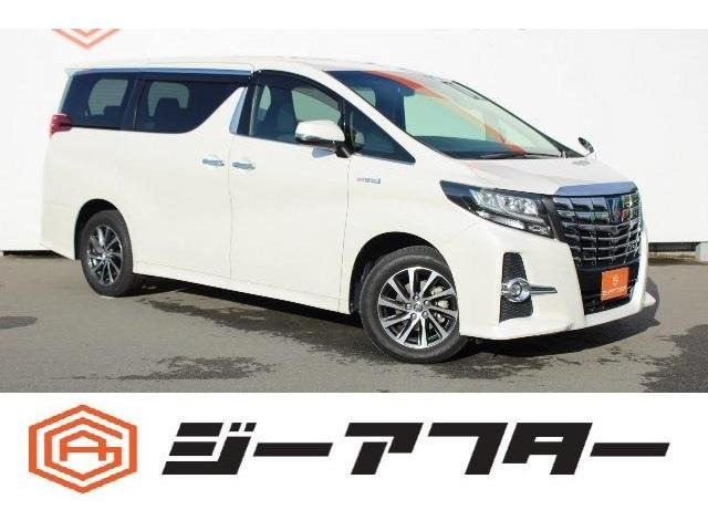 アルファード ハイブリッド 2.5 SR E-Four 4WD 1オーナー10型ナビ両側電動ドアLED衝...