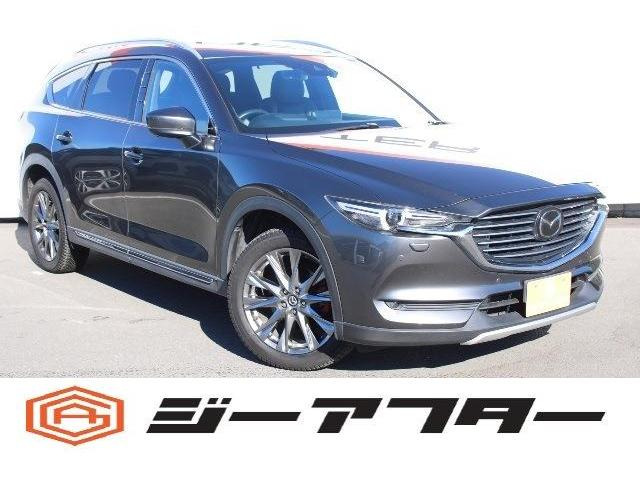 CX-8 2.2 XD エクスクルーシブ モード 4WD 純正ナビTV360°カメラ電動Rゲート茶革LED