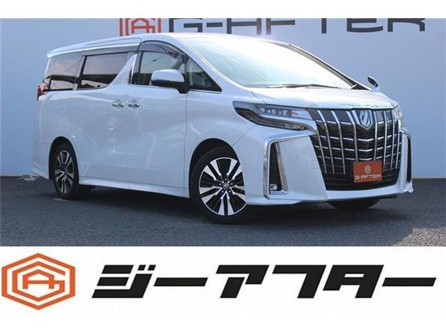 アルファード 2.5 S Cパッケージ 3眼LED純正10型ナビTV後席モニター黒革ETC