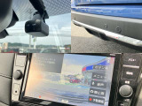 純正前後ドラレコです。もしもの時にしっかり記録が残ります。ナビの画面で映像確認やドラレコの操作ができます。