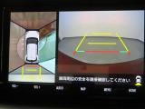 狭い駐車場や立体駐車場などもリアルに映るバックガイドモニター付でラクラク駐車♪(パノラミックビューモニター付)