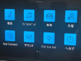 タッチ&スワイプ式のディスプレイ。各種アイコン等も大き目で見やすく、スマートフォン感覚で直感的な操作が可能です。