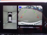 上からの視点で狭い駐車場への駐車などに役立つアラウンドビューモニターです♪
