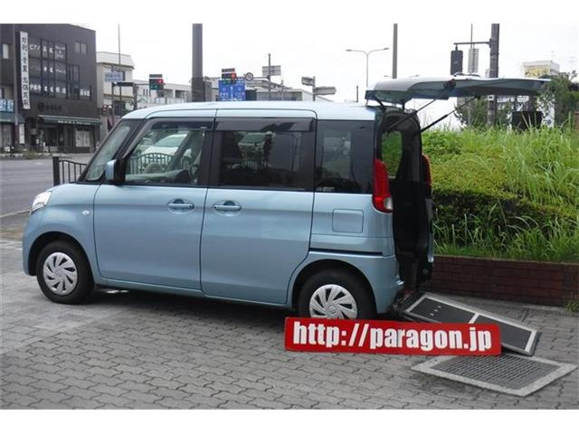 スペーシア X ウィズ 車いす移動車 リアシート付 レーダーブレーキサポート