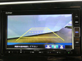 バックカメラで駐車も安心です。