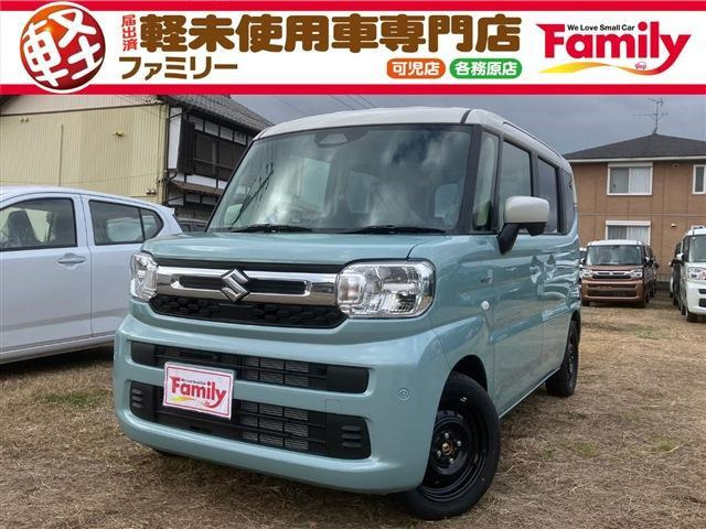 スペーシア ハイブリッド(HYBRID)  X 純正ナビ 全方位モニター 届出済未使用車