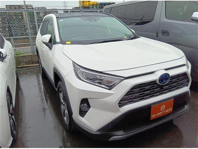 RAV4 2.5 ハイブリッド G E-Four 4WD 純正9型ナビ黒革パノラマルーフ電動Rゲート